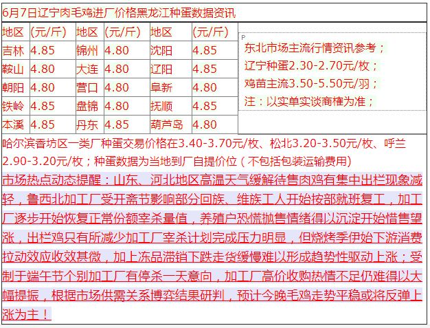 山东肉毛鸡价格行情分析与趋势预测